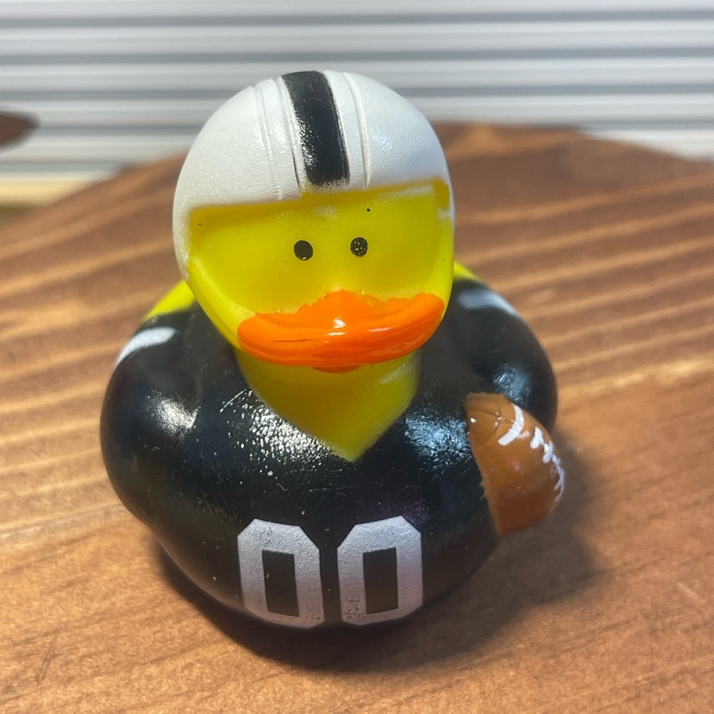 Football Player Rubber Duck